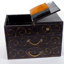 Asian Jewelry Box - Front/Open Top